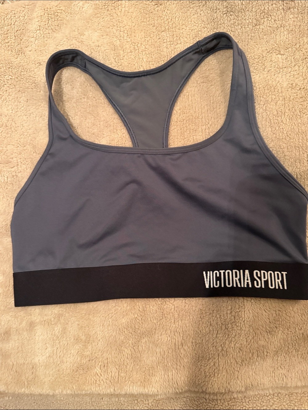 Victorias Secret Blue Racerback Sports Bra - M
